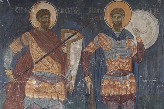 Теодор Тирон и Теодор Стратилат, Св. Димитрије, Пећка патријаршија