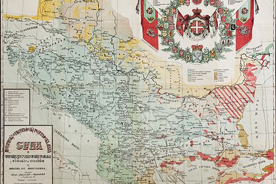 Историјско-етнографско-географска мапа Срба, Милош Милојевић