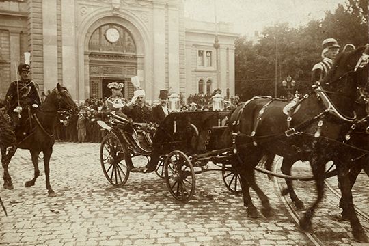 Долазак краља Петра Првог Карађорђевића у Србију, 12. јуни 1903, фотографија Франца Павлика