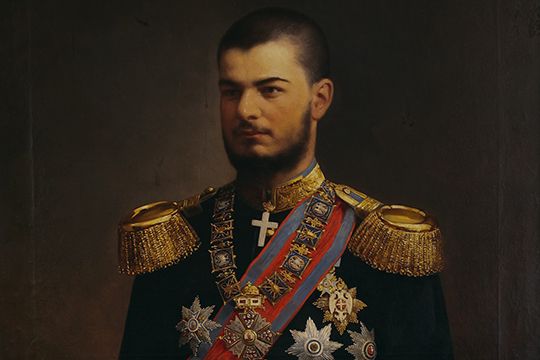 Хајнрих Васмут, Портрет краља Александра Обреновића, детаљ