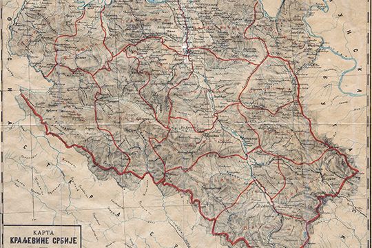 Карта Краљевине Србије, Владимир Карић